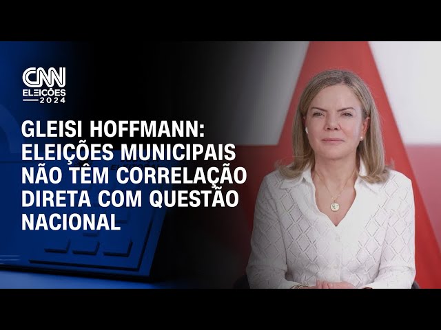 ⁣Gleisi Hoffmann: Eleições municipais não têm correlação direta com questão nacional | O GRANDE DEBAT