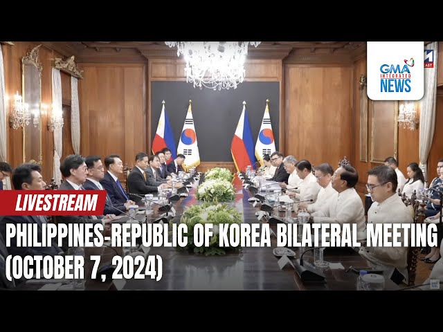 ⁣LIVE: Philippines-Republic of Korea Bilateral Meeting (October 7, 2024) - Replay