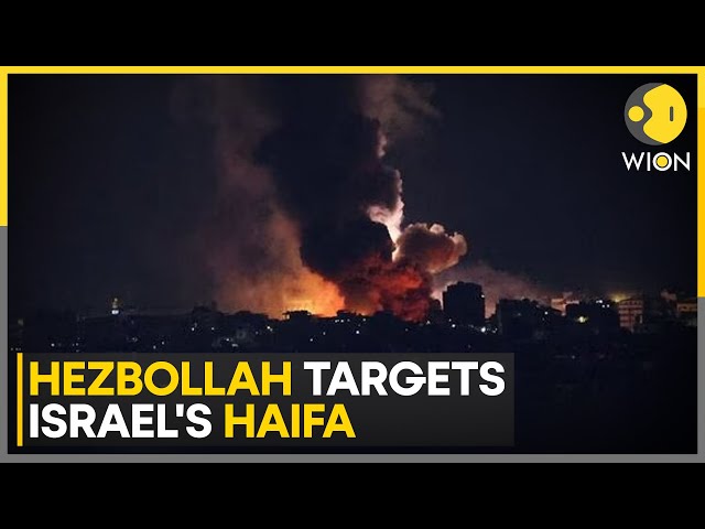 ⁣Israel-Hezbollah War: Hezbollah Rockets Hit Israel's Haifa, 10 Injured | World News | WION