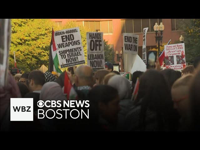 ⁣Protests Sunday mark one year since deadly attack by Hamas on Israel