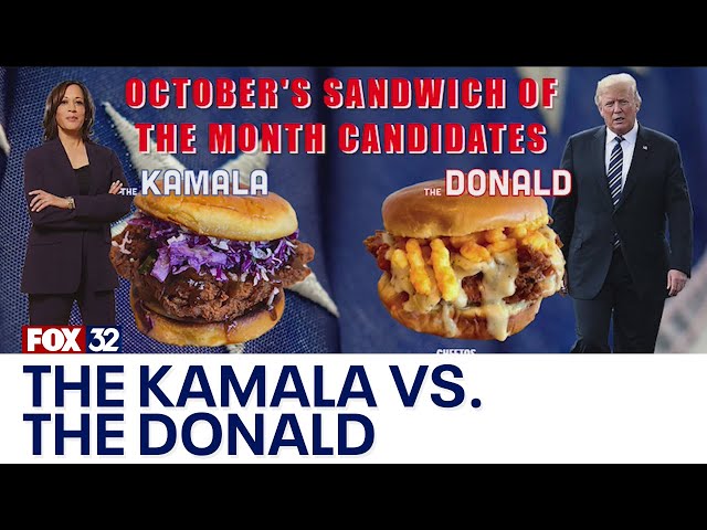 ⁣Kamala vs. Donald: Chicago's Roost Chicken hosts sandwich showdown