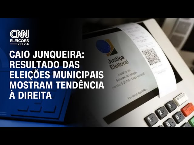 ⁣Caio Junqueira: Resultado das eleições municipais mostram tendência à direita | CNN Eleições