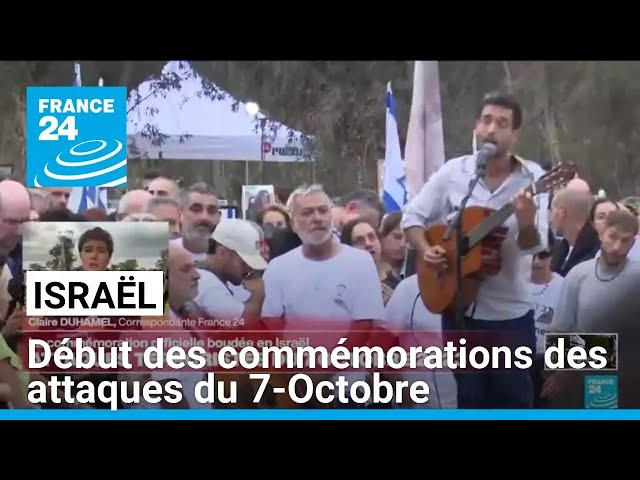 ⁣En Israël, début des commémorations des attaques du 7-Octobre • FRANCE 24