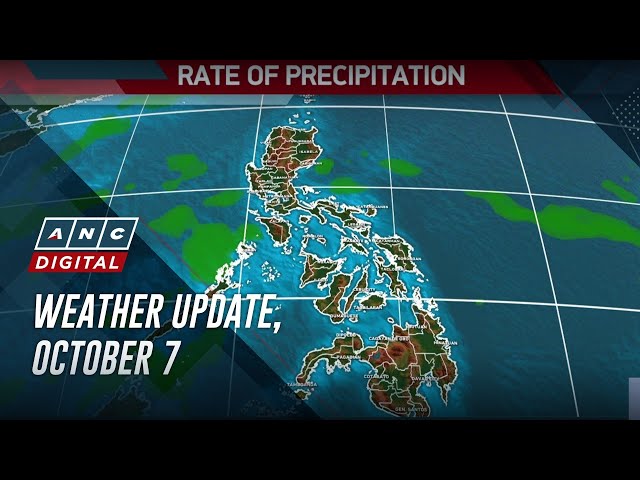 ⁣Weather update, October 7: 2 weather disturbances being monitored | ANC