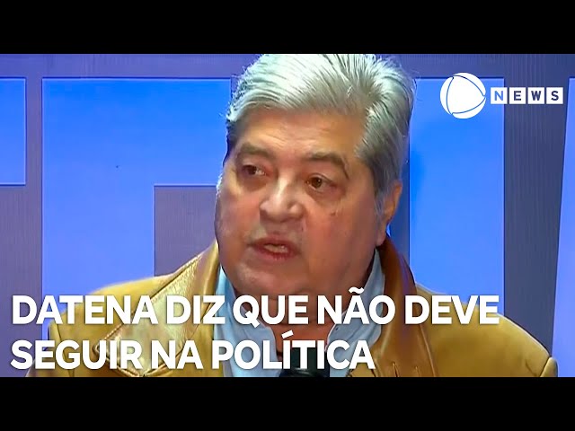 ⁣Datena diz que não deve seguir na política e decide não apoiar nenhum candidato