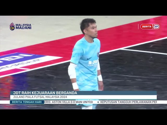 ⁣7 OKT 2024 – BERITA TGH HARI – JDT RAIH KEJUARAAN BERGANDA ; JULANG PIALA FUTSAL MALAYSIA 2024