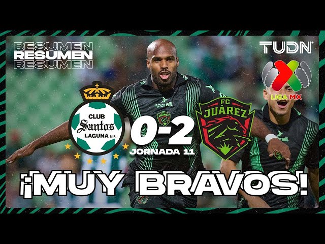 Resumen y goles | Santos 0-2 Juárez | Liga Mx -AP2024 - J11 | TUDN