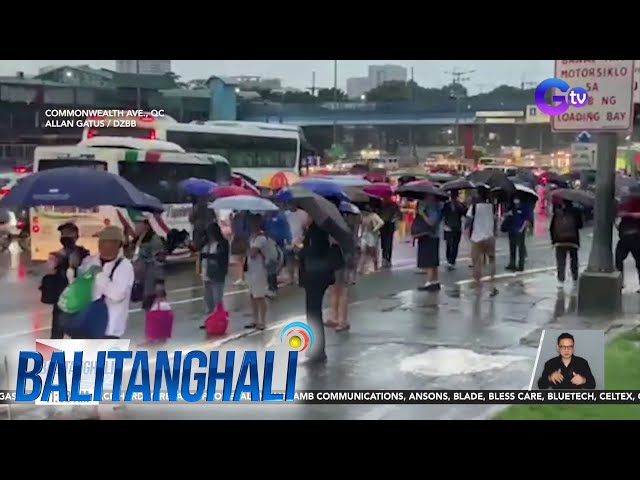 ⁣Ilang bahagi ng Metro Manila, nakaranas ng walang tigil na pag-ulan | Balitanghali