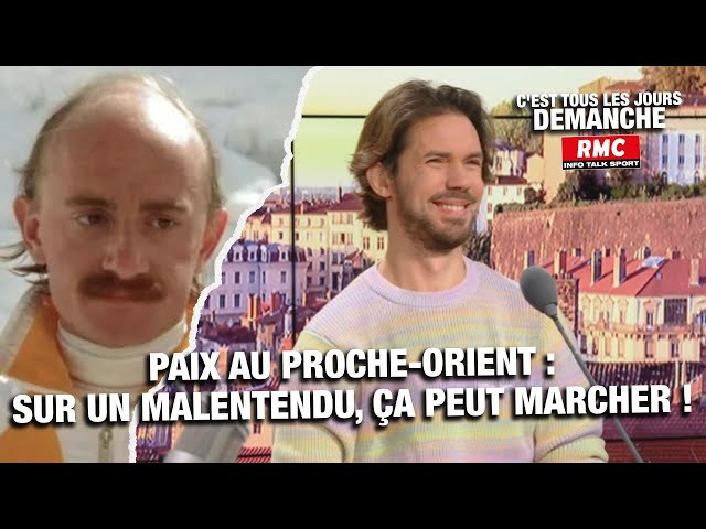 ⁣ARNAUD DEMANCHE/ PAIX AU PROCHE-ORIENT : SUR UN MALENTENDU, ÇA PEUT MARCHER !