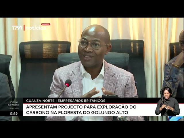 ⁣Cuanza-Norte / empresários britânicos: Apresentam projecto para exploração do carbono na floresta..