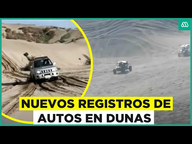 ⁣Autos entran a dunas en Quintero: Nuevos registran indignan a vecinos del sector