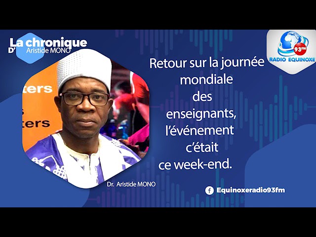 ⁣CHRONIQUE ARISTIDE MONO DU LUNDI 07 OCTOBRE 2024 - ÉQUINOXE TV