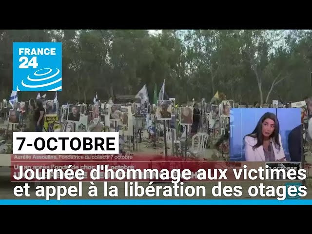 ⁣Commémorations du 7-Octobre : journée d'hommage aux victimes et appel à la libération des otage