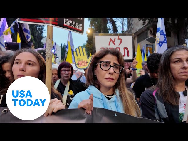 ⁣Israelis commemorate one year since brutal Oct. 7 Hamas attack | USA TODAY