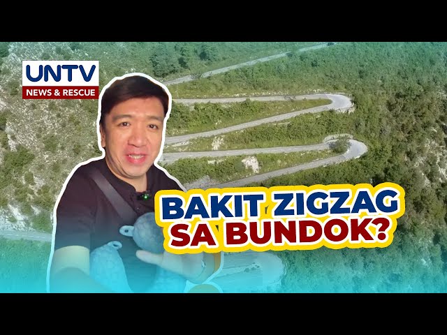 ⁣ALAMIN: Bakit zigzag o liku-liko ang mga kalsada sa bundok?