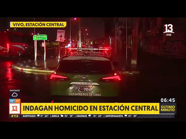 ⁣Nuevo homicidio en la RM: ciudadano dominicano muere tras recibir seis tiros en Estación Central