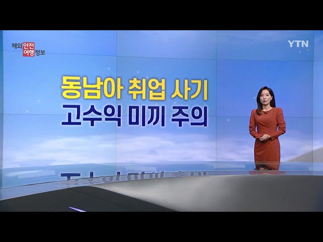 ⁣동남아 지역 취업사기 주의 / YTN korean