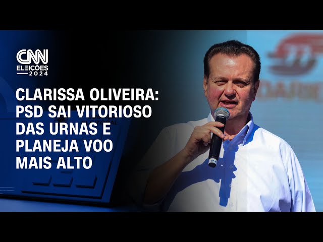 ⁣Clarissa Oliveira: PSD sai vitorioso das urnas e planeja voo mais alto | LIVE CNN