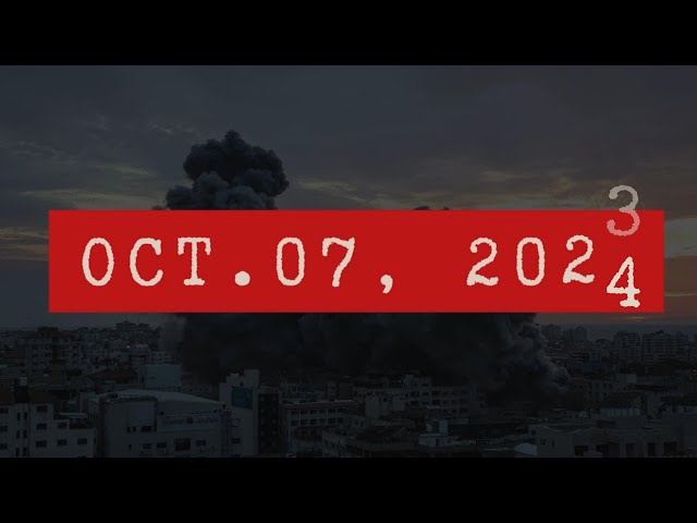 ⁣Israel-Hamas conflict, one year on