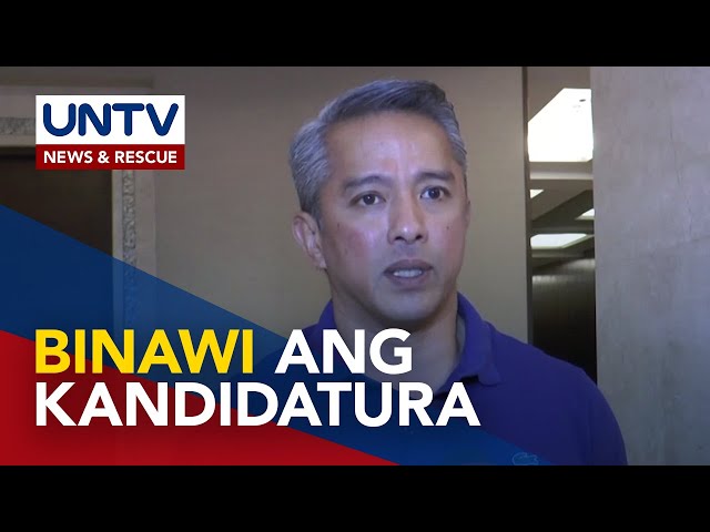 ⁣Cavite Gov. Jonvic Remulla, binawi ang COC; May kaugnayan kaya ito sa usap-usapan sa DILG post?