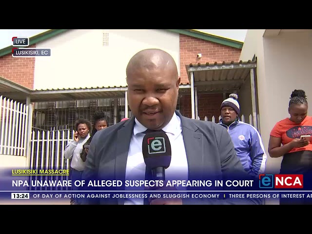 ⁣NPA anaware of suspects appearing in court over Lusikisiki shooting