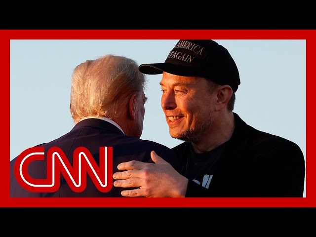 ⁣Brian Stelter breaks down what Elon Musk's appearance with Trump means