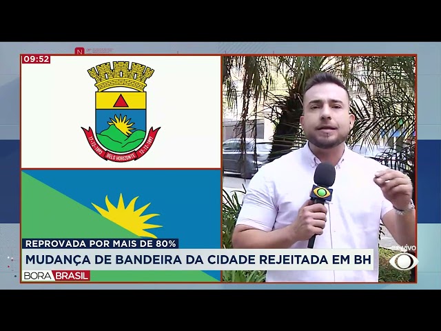 ⁣Eleitores rejeitam mudança da bandeira de Belo Horizonte (MG)