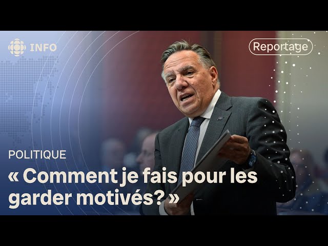 ⁣François Legault s'inquiète pour le moral de ses troupes