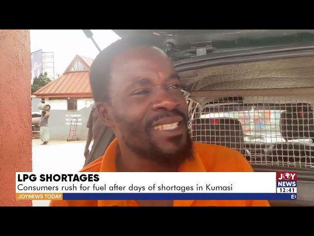 ⁣LPG Shortages: Consumers rush for fuel after days of shortages in Kumasi | Business Today