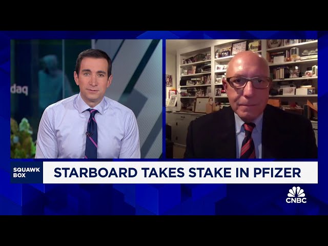 ⁣Starboard's stake in Pfizer 'doesn't make any sense to me at all', says Dartmout