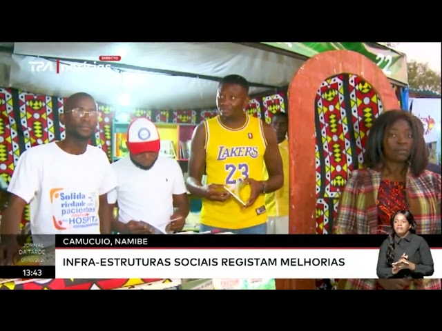 ⁣Camucuio, Namibe Infra-estruturas sociais registam melhorias