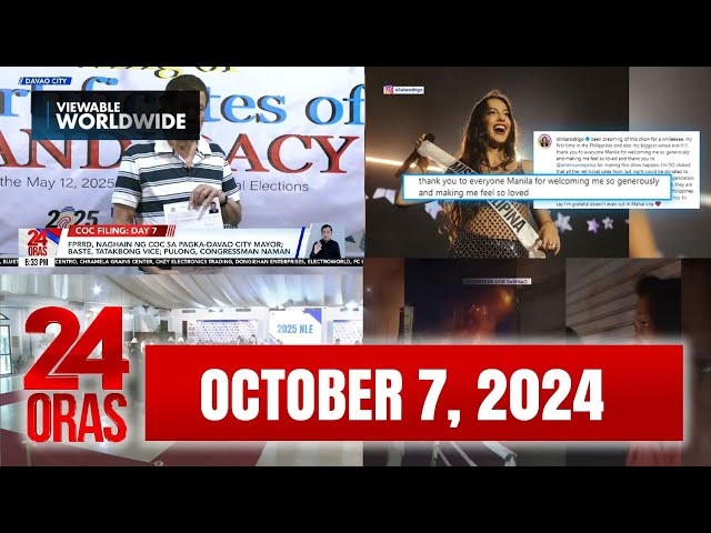 ⁣24 Oras Express: October 07, 2024 [HD]