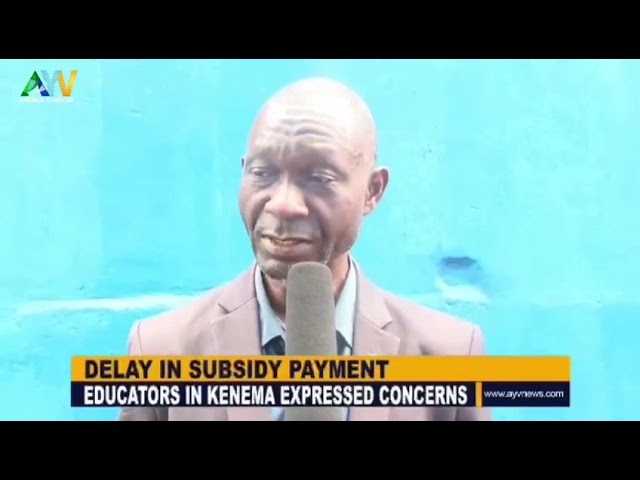 ⁣DELAY IN SUBSIDY PAYMENT