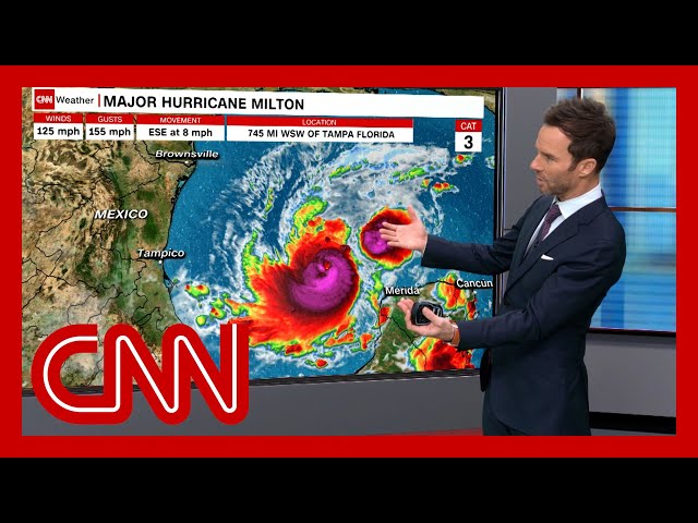 ⁣'We are facing down a monster': Meteorologist gives warning ahead of Hurricane Milton