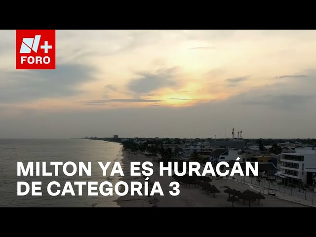 Huracán Milton ocasionará lluvias muy fuertes en Yucatán - Las Noticias