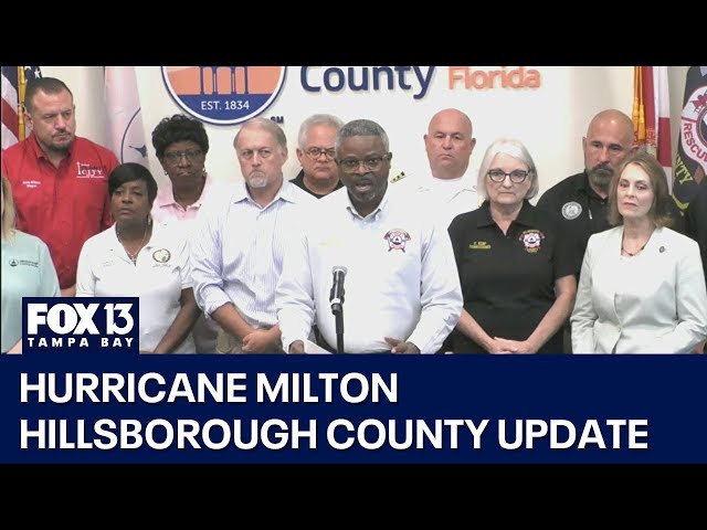 ⁣Hillsborough County Hurricane Milton update