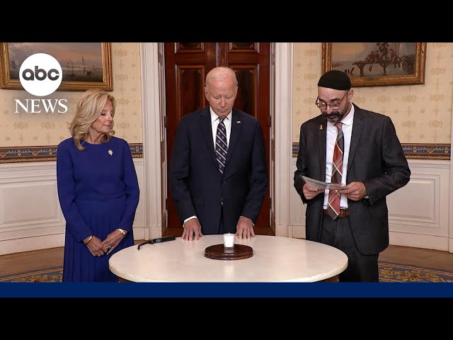 ⁣President Biden, first lady mark Oct. 7 anniversary at White House