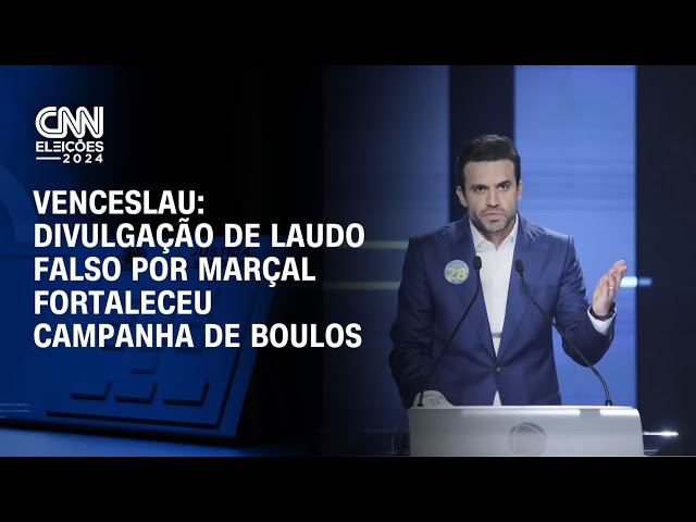 ⁣Venceslau: Divulgação de laudo falso por Marçal fortaleceu campanha de Boulos | BASTIDORES CNN