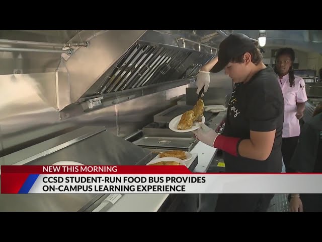 ⁣Cherry Creek school food bus serving up hands-on opportunities