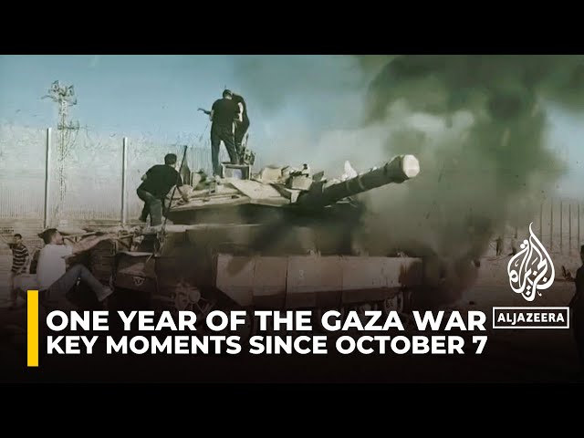 ⁣One year of Israel’s war on Gaza: Key moments since October 7 attack