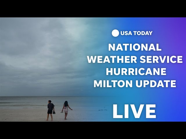 ⁣Watch: Hurricane Milton update from National Weather Service