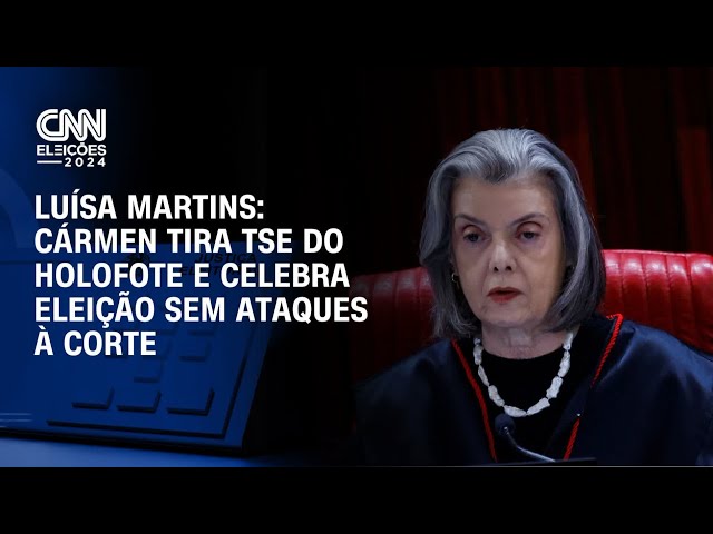 ⁣Luísa Martins: Cármen tira TSE do holofote e celebra eleição sem ataques à Corte | BASTIDORES CNN