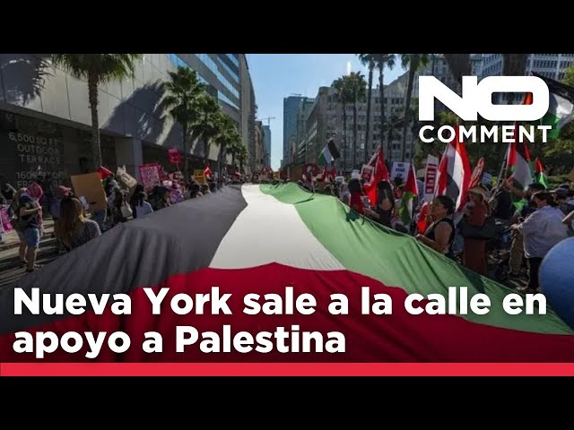 ⁣NO COMMENT: Nueva York sale a la calle en apoyo a Palestina