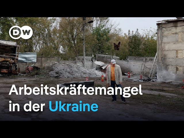 ⁣Ukrainische Arbeitgeber suchen händeringend nach Arbeitskräften | DW Nachrichten