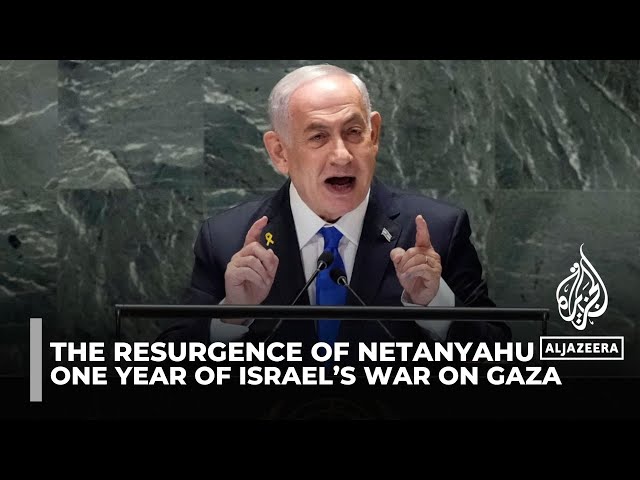 ⁣One year of Israel’s war on Gaza: The resurgence of Netanyahu