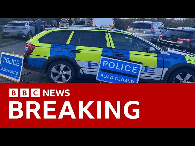 ⁣'Major incident' declared after school bus crash in Northern Ireland | BBC News