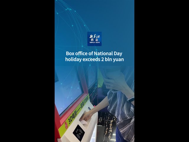 ⁣Xinhua News | Box office of National Day holiday exceeds 2 bln yuan