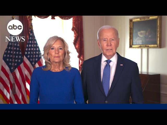 ⁣Pres. Biden, Dr. Jill Biden deliver message of hope in wake of Hurricane Helene