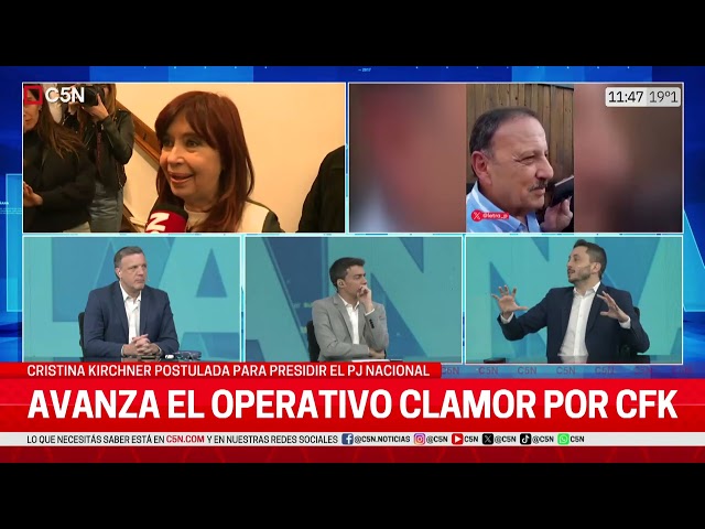 ⁣CRISTINA KIRCHNER POSTULADA a la PRESIDENCIA del PJ NACIONAL: QUINTELA NO SE BAJA