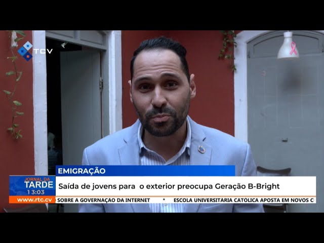 ⁣Saída de jovens para o exterior preocupa Geração B-Bright